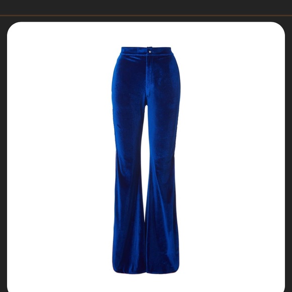 Dawang Flare Slide Slit Drawstring Pants - Picture 1 of 3